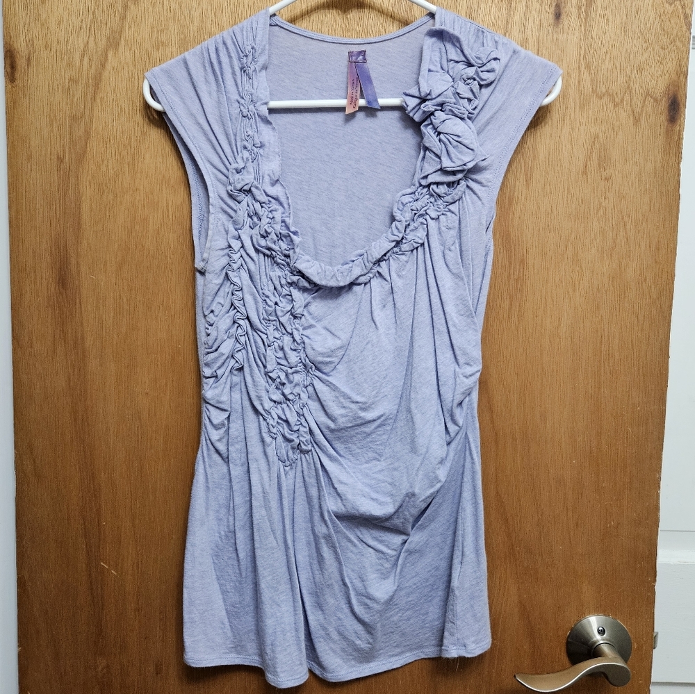 Anthropologie Ruched Top, Medium